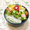 komutatata's cooksnap of when they made 簡単♫お弁当✿魚肉ソーセージ＆きゅうり.