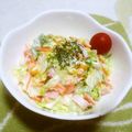 えれぼん's cooksnap of when they made レタスとハムだけ！ざっくりサラダ.