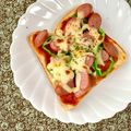 ふたごゆき's cooksnap of when they made 超簡単☆ピザ風トースト☆.