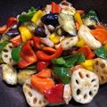 mindoママ's cooksnap of when they made 余った野菜と餃子で南蛮風甘酢餡掛け.