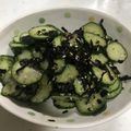 クックD2C49I☆'s cooksnap of when they made きゅうりの海苔塩昆布ごまごま油あえ.