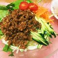 hiyo☆☆'s cooksnap of when they made つけてみそで簡単！肉味噌サラダうどん☆.