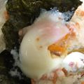 yuinishida's cooksnap of when they made 簡単ランチ❇︎温玉鮭丼.