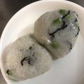 クックZ8J4H4☆'s cooksnap of when they made おにぎり朝食☆枝豆と塩昆布のおにぎり.