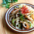 Miiyasusho's cooksnap of when they made セロリとれんこんと竹輪のきんぴら.