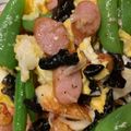 ロリポップ☆'s cooksnap of when they made カニかまとスナップエンドウの玉子炒め.