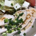 ふぅ～うちゃん♪'s cooksnap of when they made 冷やし鶏むね肉のピリ辛ネギソース☆.