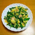 55才のおじさん's cooksnap of when they made にらとたまねぎの卵炒め.