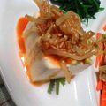 鬼嫁ちーちゃん's cooksnap of when they made 元気になる♡モヤキムチの冷奴.