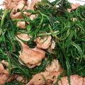 マキロン１'s cooksnap of when they made 簡単ヘルシー♡おかひじきと豚肉の炒め物♡.