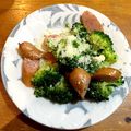 クック6OUN87☆'s cooksnap of when they made ブロッコリーとソーセージの粉チーズソテー.
