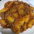 みー３２'s cooksnap of when they made 絶品ソース【ひき肉たっぷり芋チリソース】.