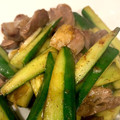 momomo888's cooksnap of when they made ✽きゅうりと砂肝のおつまみ炒め✽.