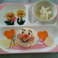 のっち☆☆'s cooksnap of when they made キャラ弁☆アンパンマン☆.