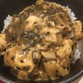 ルナＰボール's cooksnap of when they made 杉本彩さんの♡豆腐のピリ辛胡麻味噌丼.