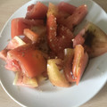 Yokchina's cooksnap of when they made トマトの黒ごま和え.