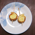 近所に同姓同名's cooksnap of when they made お弁当の一品に、竹輪のくるくるマヨ焼き.