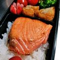 ムーミン☆ママ's cooksnap of when they made 時短！フライパンで簡単！シャケ弁当☆ミ.