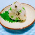 まあまま☆0403's cooksnap of when they made 塩昆布と枝豆のおにぎり.