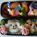 ひろさっぷ's cooksnap of when they made 簡単♡双子ワンちゃん♡犬のキャラ弁.