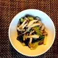 クックXY374J☆'s cooksnap of when they made 青梗菜とシメジの和え物.