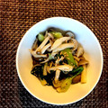 クックXY374J☆'s cooksnap of when they made 青梗菜とシメジの和え物.