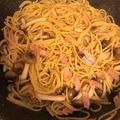 きゃさりん☆彡's cooksnap of when they made 隠し味で♡ベーコンとしめじの和風パスタ.