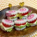 R♡Y's cooksnap of when they made お弁当＆おつまみに♡なるとバーガー.