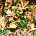 簡単においしく's cooksnap of when they made 簡単美味しい♪豚ニラ玉.