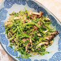 ららららこちゃん's cooksnap of when they made 簡単★副菜【豆苗としめじの胡麻和え】.