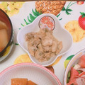 雪子☆'s cooksnap of when they made アサリと油揚げのふっくら煮.