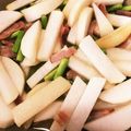 デコヘル's cooksnap of when they made お弁当に！大根とベーコン炒め.