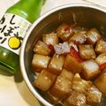 ママハナ8's cooksnap of when they made ゆず七味で☆ピリ辛こんにゃく.