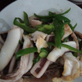 やすこっこでござる's cooksnap of when they made イカとピーマンの塩バターにんにく炒め.