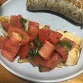 うみのたまご's cooksnap of when they made 塩サバのトマト＆バジルソース.