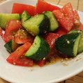 あらママ☆ミ's cooksnap of when they made トマトときゅうりの夏サラダ.