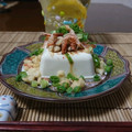 ダイナマイト漆黒's cooksnap of when they made ＊揚げ玉と桜エビの冷や奴♪＊.