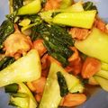 もじょみち's cooksnap of when they made 鶏ももとチンゲン菜の醤油バター炒め.
