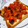ミニマフィン's cooksnap of when they made ラタトゥイユのチーズトースト.