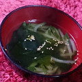 わんこたんわんたん's cooksnap of when they made 簡単！きゅうりとわかめのコンソメスープ.