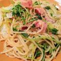 anjelica7's cooksnap of when they made 春キャベツとベーコンの塩レモンパスタ.