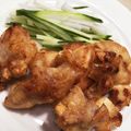 ファットン55's cooksnap of when they made 簡単！シンプル揚げない鶏のから揚げ～♪♪.