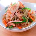 ☆３匹の子ぶた☆'s cooksnap of when they made しらたきと野菜でヘルシー炒め.