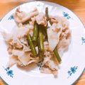 タカミー☆'s cooksnap of when they made ☆豚バラとにんにくの芽の炒め物☆.