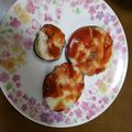 ayachaa's cooksnap of when they made 厚切りナスのチーズ載せ焼き.
