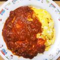 ピクミン☆K's cooksnap of when they made トマトソースがかかったオムライス.