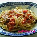 夢のひよこ's cooksnap of when they made 一人分でも美味しい♪簡単トマトのパスタ.