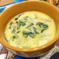 emirin1225's cooksnap of when they made 鮭とほうれん草のミルクスープ.