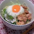 volvol's cooksnap of when they made 鶏のピリ辛丼！.