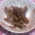 volvol's cooksnap of when they made ふきの炒め煮.